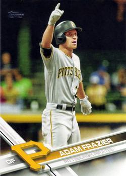 #383 Adam Frazier - Pittsburgh Pirates - 2017 Topps Baseball