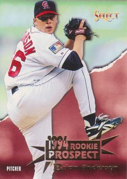 #383 Brian Anderson - California Angels - 1994 Select Baseball