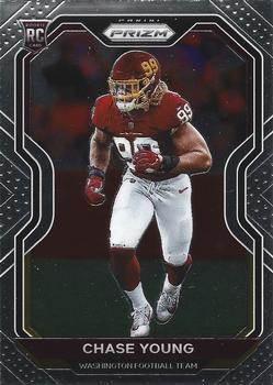 #383 Chase Young - Washington Football Team - 2020 Panini Prizm Football