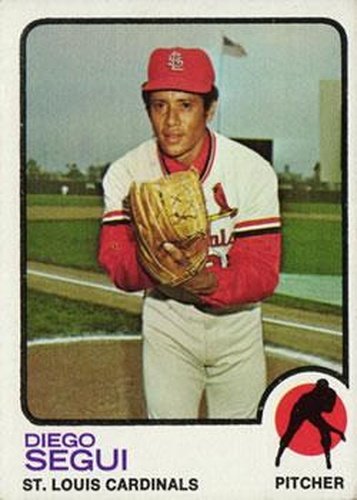 #383 Diego Segui - St. Louis Cardinals - 1973 Topps Baseball