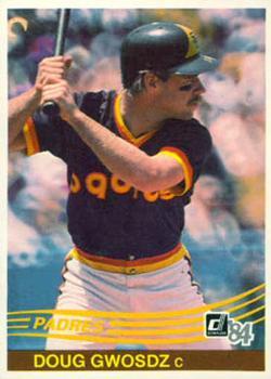 #383 Doug Gwosdz - San Diego Padres - 1984 Donruss Baseball