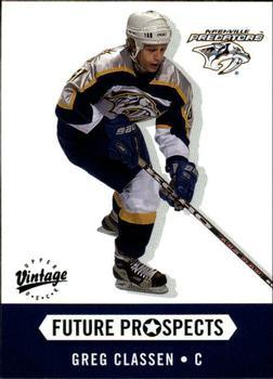 #383 Greg Classen - Nashville Predators - 2000-01 Upper Deck Vintage Hockey