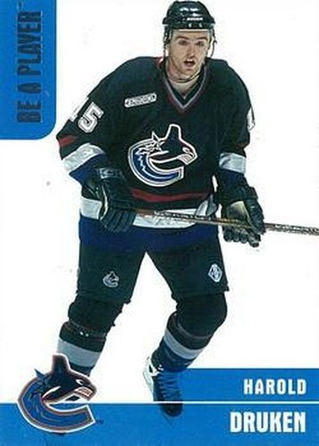 #383 Harold Druken - Vancouver Canucks - 1999-00 Be a Player Memorabilia Hockey