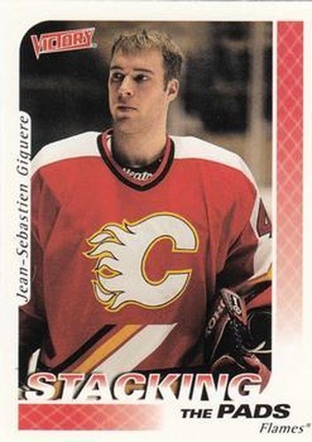 #383 Jean-Sebastien Giguere - Calgary Flames - 1999-00 Upper Deck Victory Hockey