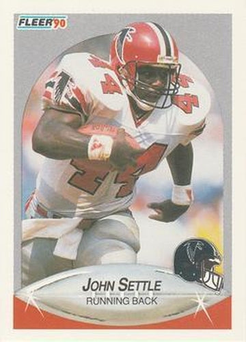 #383 John Settle - Atlanta Falcons - 1990 Fleer Football