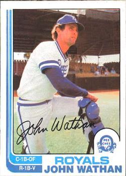 #383 John Wathan - Kansas City Royals - 1982 O-Pee-Chee Baseball