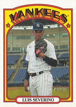 #383 Luis Severino - New York Yankees - 2021 Topps Heritage Baseball