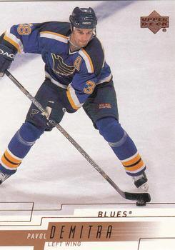 #383 Pavol Demitra - St. Louis Blues - 2000-01 Upper Deck Hockey