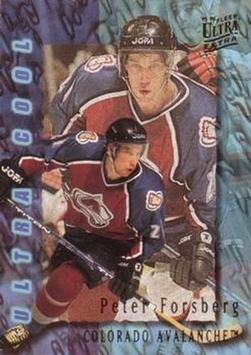 #383 Peter Forsberg - Colorado Avalanche - 1995-96 Ultra Hockey