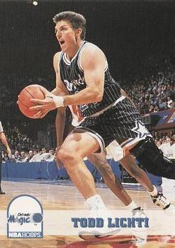 #383 Todd Lichti - Orlando Magic - 1993-94 Hoops Basketball