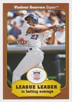 #383 Vladimir Guerrero - Montreal Expos - 2001 Fleer Tradition Baseball