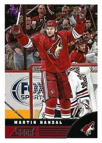 #383 Martin Hanzal - Phoenix Coyotes - 2013-14 Score Hockey