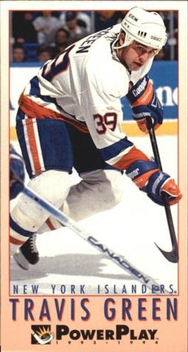 #383 Travis Green - New York Islanders - 1993-94 Fleer PowerPlay Hockey
