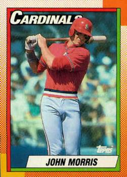 #383 John Morris - St. Louis Cardinals - 1990 Topps Baseball