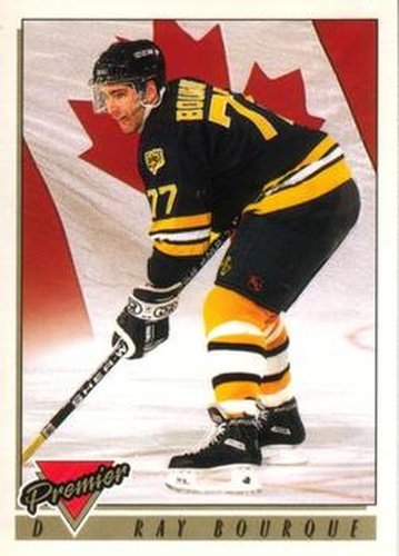 #383 Ray Bourque - Boston Bruins - 1993-94 O-Pee-Chee Premier Hockey