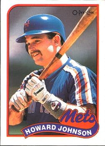 #383 Howard Johnson - New York Mets - 1989 O-Pee-Chee Baseball