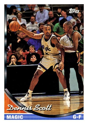 #383 Dennis Scott - Orlando Magic - 1993-94 Topps Basketball