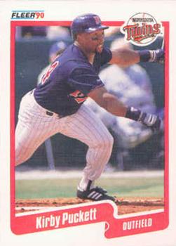 #383 Kirby Puckett - Minnesota Twins - 1990 Fleer USA Baseball