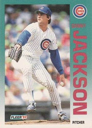 #383 Danny Jackson - Chicago Cubs - 1992 Fleer Baseball