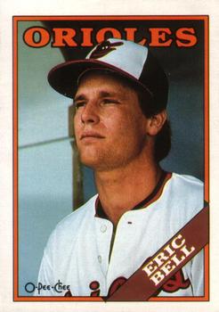 #383 Eric Bell - Baltimore Orioles - 1988 O-Pee-Chee Baseball