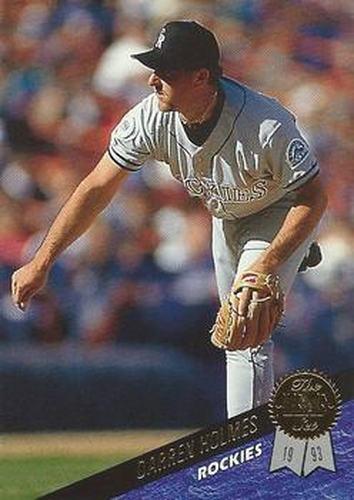 #383 Darren Holmes - Colorado Rockies - 1993 Leaf Baseball