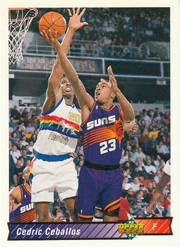 #383 Cedric Ceballos - Phoenix Suns - 1992-93 Upper Deck Basketball