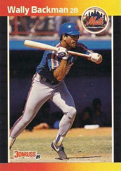 #383 Wally Backman - New York Mets - 1989 Donruss Baseball