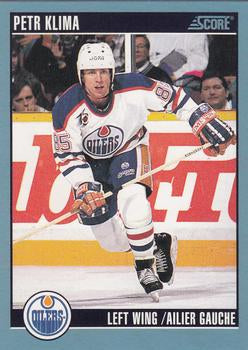 #383 Petr Klima - Edmonton Oilers - 1992-93 Score Canadian Hockey