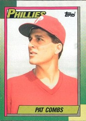 #384 Pat Combs - Philadelphia Phillies - 1990 O-Pee-Chee Baseball