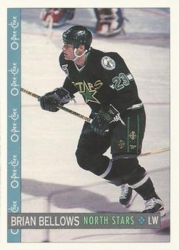 #384 Brian Bellows - Minnesota North Stars - 1992-93 O-Pee-Chee Hockey
