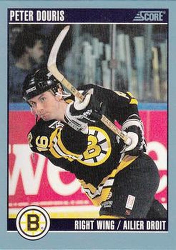 #384 Peter Douris - Boston Bruins - 1992-93 Score Canadian Hockey