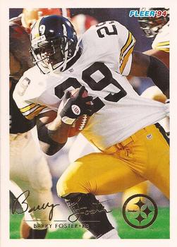 #384 Barry Foster - Pittsburgh Steelers - 1994 Fleer Football