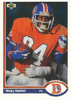 #384 Ricky Nattiel - Denver Broncos - 1991 Upper Deck Football