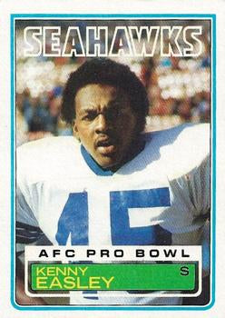 #384 Kenny Easley - Seattle Seahawks - 1983 Topps Football