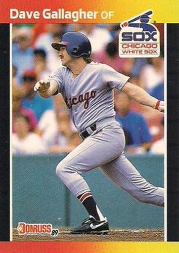 #384 Dave Gallagher - Chicago White Sox - 1989 Donruss Baseball