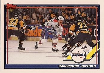 #384 Washington Capitals - Washington Capitals - 1991-92 Topps Hockey