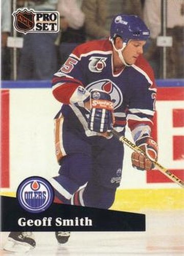 #384 Geoff Smith - 1991-92 Pro Set Hockey