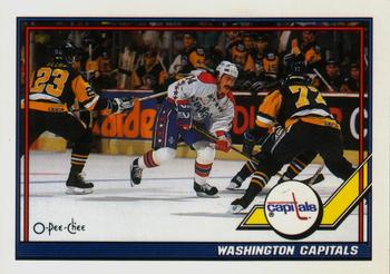 #384 Washington Capitals - Washington Capitals - 1991-92 O-Pee-Chee Hockey