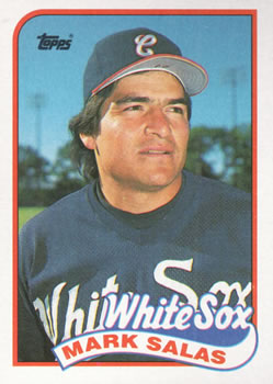 #384 Mark Salas - Chicago White Sox - 1989 Topps Baseball