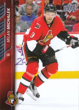 #384 Milan Michalek - Ottawa Senators - 2015-16 Upper Deck Hockey
