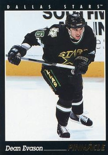 #384 Dean Evason - Dallas Stars - 1993-94 Pinnacle Hockey