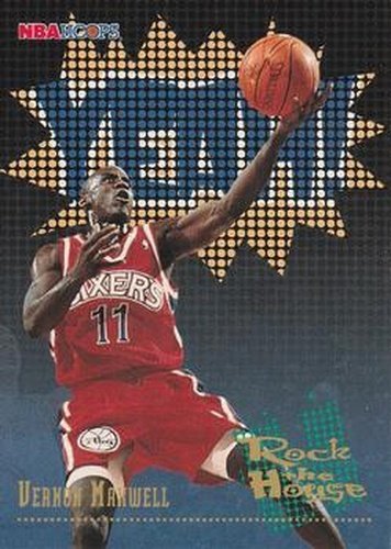 #384 Vernon Maxwell - Philadelphia 76ers - 1995-96 Hoops Basketball