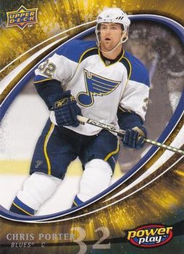 #384 Chris Porter - St. Louis Blues - 2008-09 Upper Deck Power Play Box Set Hockey