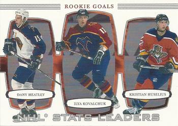 #384 Ilya Kovalchuk / Dany Heatley / Kristian Huselius - Atlanta Thrashers / Atlanta Thrashers / Florida Panthers - 2002-03 Be a Player First Edition Hockey