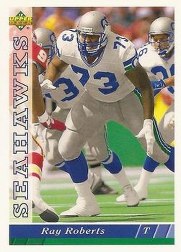 #384 Ray Roberts - Seattle Seahawks - 1993 Upper Deck Football