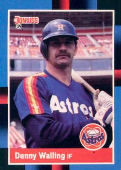 #384 Denny Walling - Houston Astros - 1988 Donruss Baseball