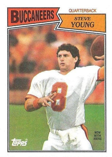 #384 Steve Young - Tampa Bay Buccaneers - 1987 Topps Football