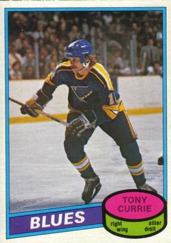 #384 Tony Currie - St. Louis Blues - 1980-81 O-Pee-Chee Hockey