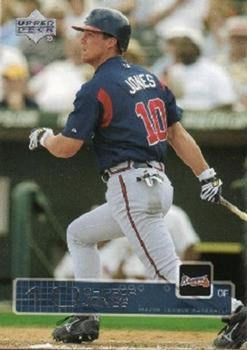 #384 Chipper Jones - Atlanta Braves - 2003 Upper Deck Baseball