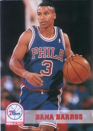 #384 Dana Barros - Philadelphia 76ers - 1993-94 Hoops Basketball